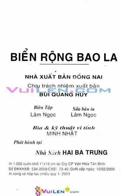 Biển Rộng Bao La Chapter 1 trang 1