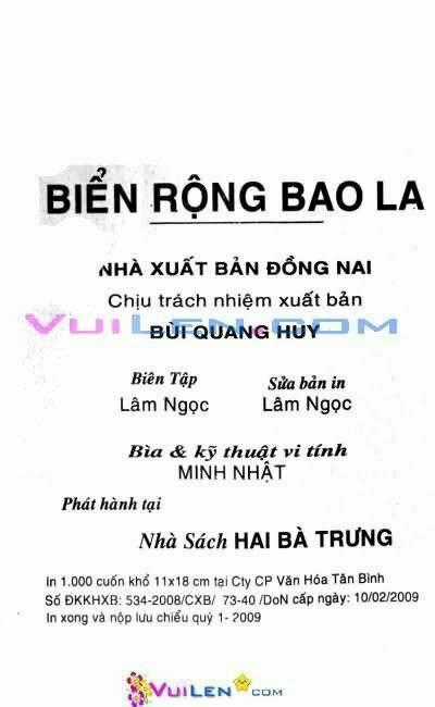 Biển Rộng Bao La Chapter 2 trang 1