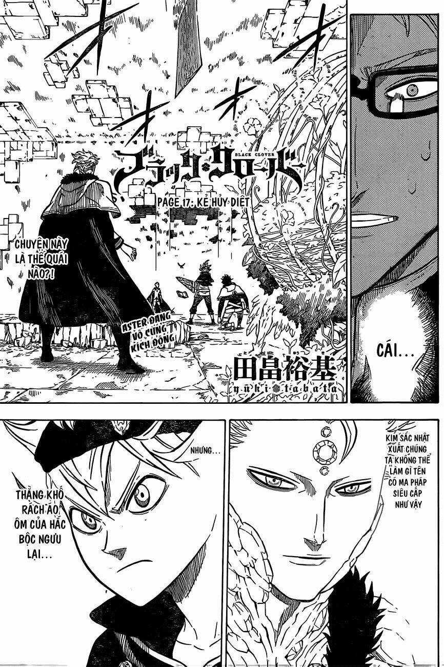 Black Clover - Pháp Sư Không Phép Thuật Chapter 17 trang 0