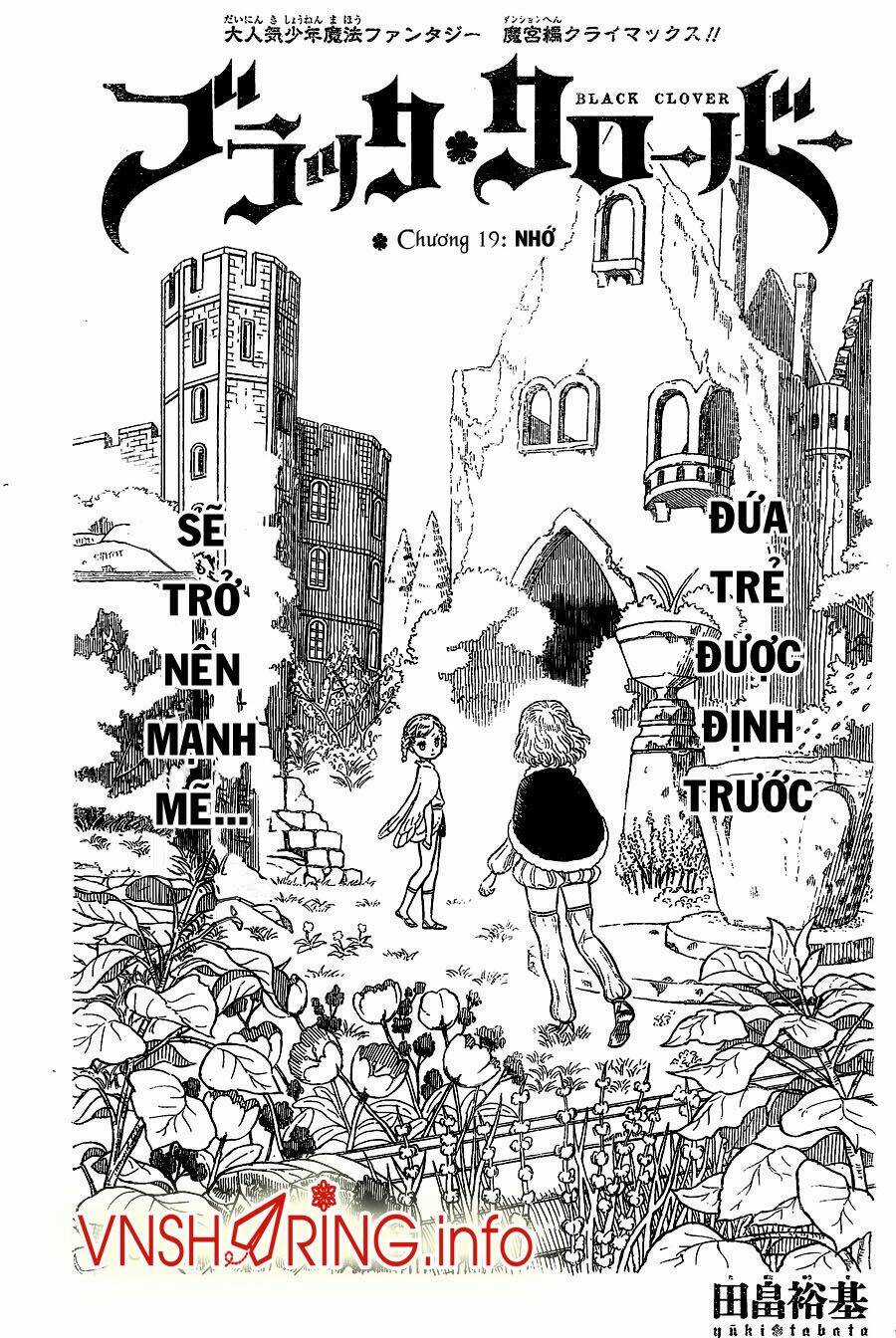 Black Clover - Pháp Sư Không Phép Thuật Chapter 19 trang 1