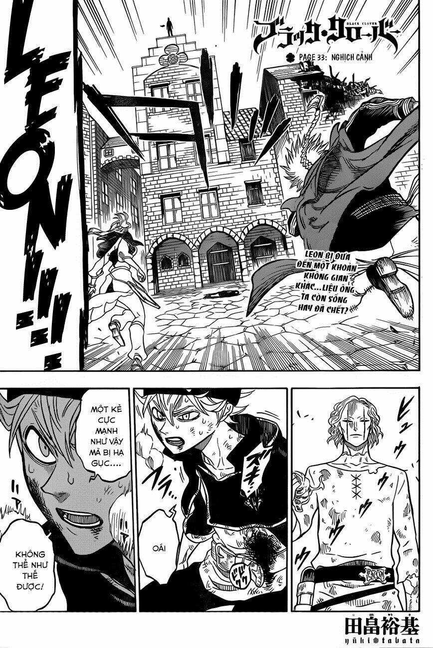 Black Clover - Pháp Sư Không Phép Thuật Chapter 33 trang 1