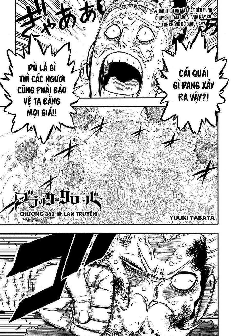 Black Clover - Pháp Sư Không Phép Thuật Chapter 362 trang 1