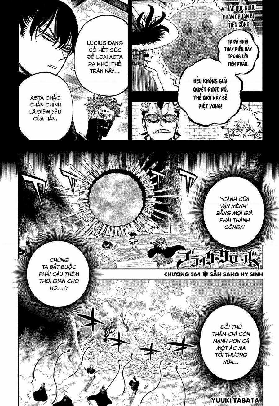 Black Clover - Pháp Sư Không Phép Thuật Chapter 364 trang 1