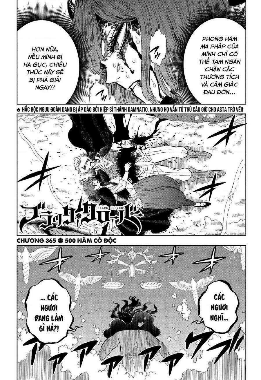 Black Clover - Pháp Sư Không Phép Thuật Chapter 365 trang 1