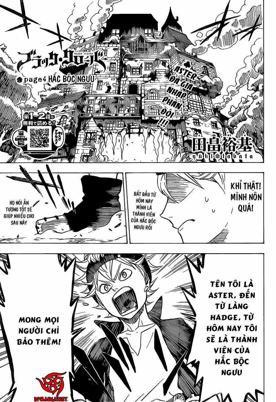 Black Clover - Pháp Sư Không Phép Thuật Chapter 4 trang 0