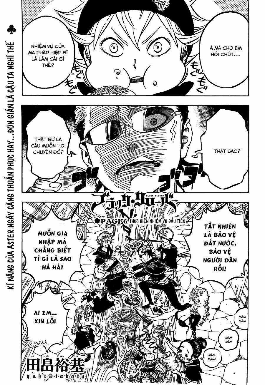 Black Clover - Pháp Sư Không Phép Thuật Chapter 6 trang 0