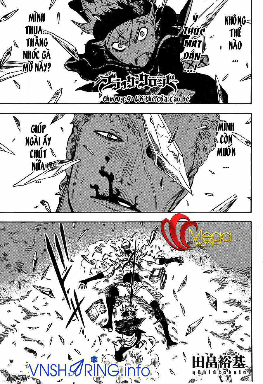 Black Clover - Pháp Sư Không Phép Thuật Chapter 9 trang 1