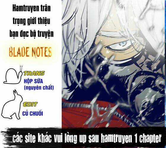 Blade Notes Chapter 10 trang 0