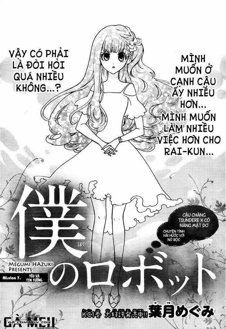 Boku no Robot Chapter 7 trang 1