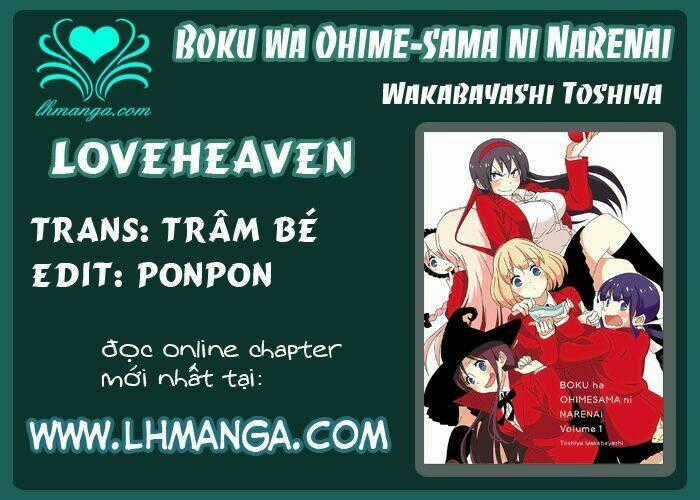 Boku Wa Ohime-Sama Ni Narenai Chapter 1 trang 0