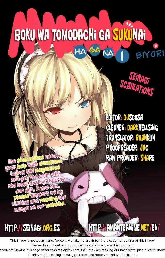 Boku Wa Tomodachi Ga Sukunai: Haganai Hiyori Chapter 3 trang 1