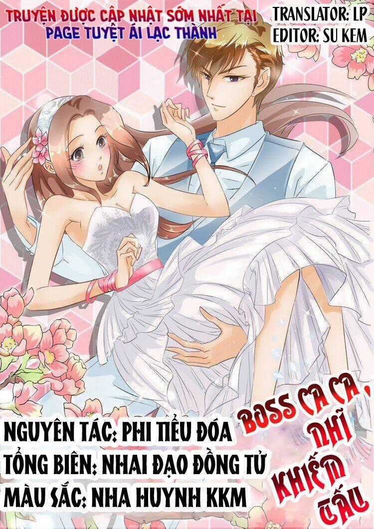 Boss Ca Ca! Nhĩ Khiếm Tấu Chapter 27 trang 0