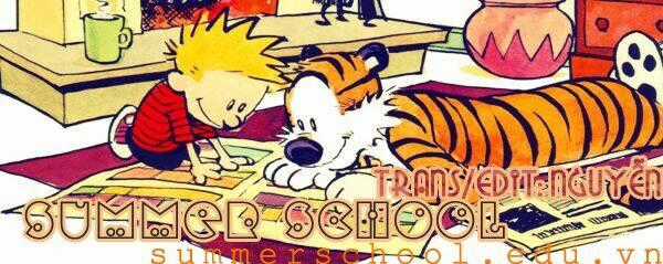 Calvin And Hobbes Chapter 1 trang 0