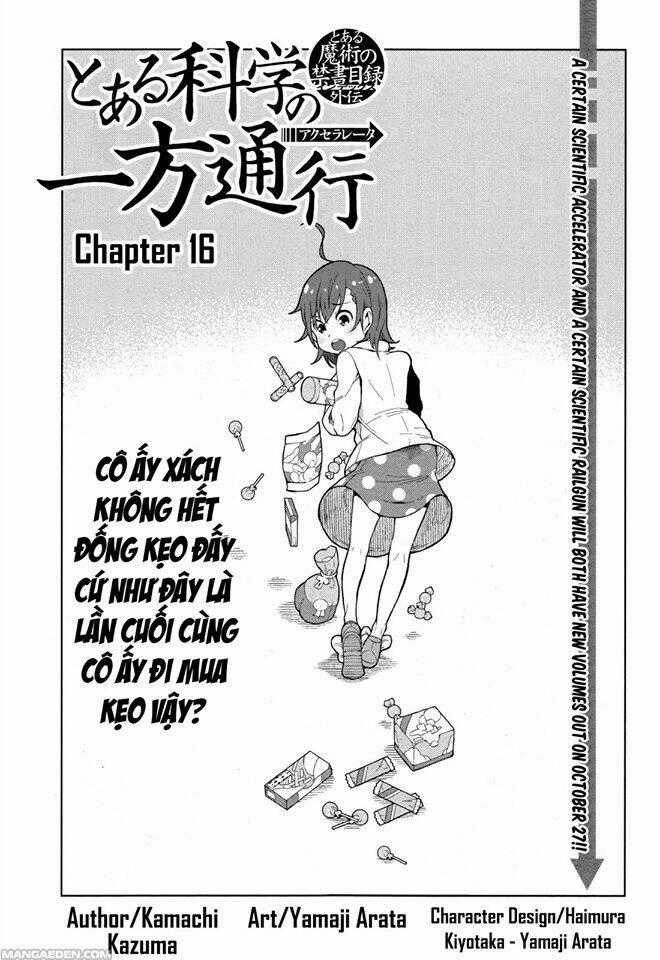 Cấm Thư Ma Thuật Index: Accelerator Chapter 18 trang 1