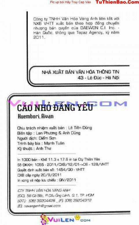 Cáo Nhỏ Đáng Yêu Chapter 2 trang 1