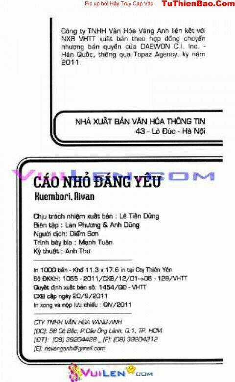 Cáo Nhỏ Đáng Yêu Chapter 4 trang 1