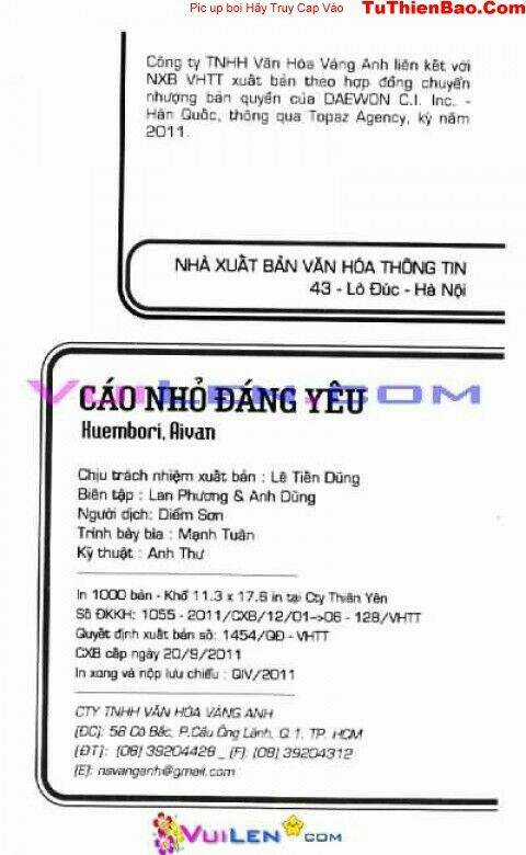 Cáo Nhỏ Đáng Yêu Chapter 5 trang 1