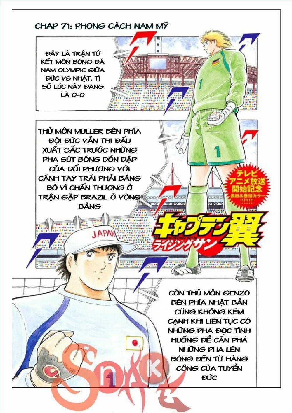 Captain Tsubasa: Rising Sun Chapter 71 trang 1