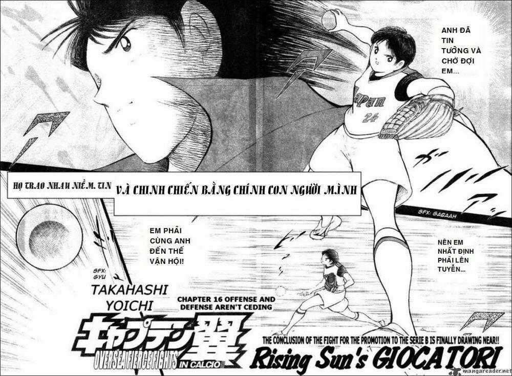 Captain Tsubasa : Trận Chiến Liên Đoàn Italy Chapter 16 trang 1