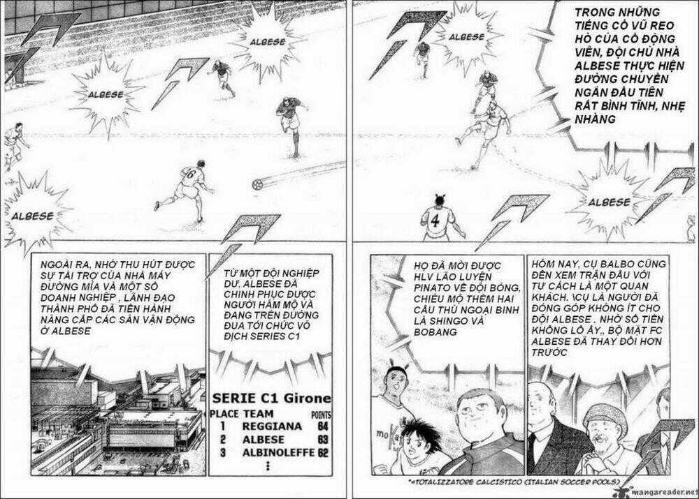 Captain Tsubasa : Trận Chiến Liên Đoàn Italy Chapter 3 trang 1