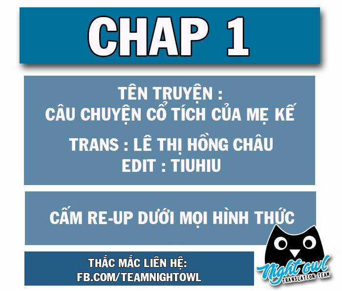 Câu Chuyện Cổ Tích Của Mẹ Kế Chapter 1 trang 1