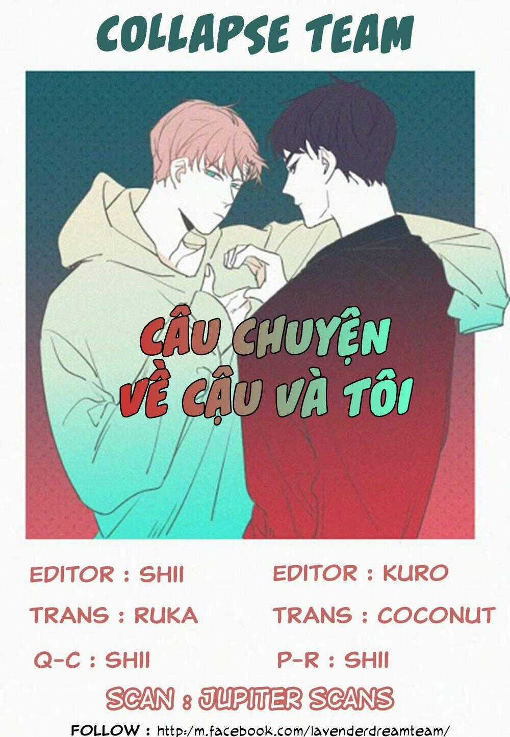 Câu Chuyện Về Cậu Và Tôi Chapter 20 trang 1