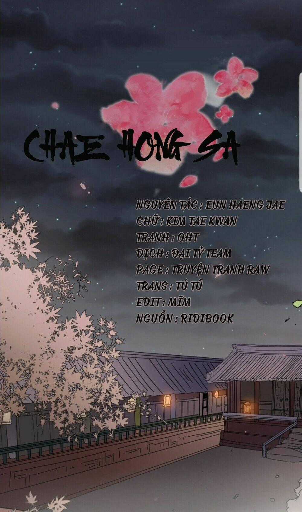 Chae Hong Sa Chapter 24 trang 0