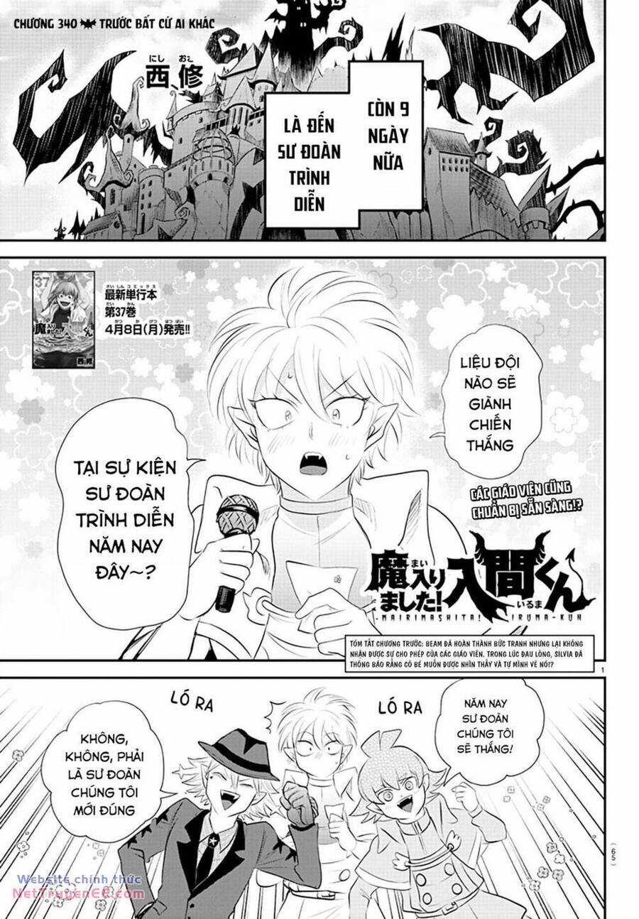 Chào Mừng Cậu Đến Trường Iruma-Kun Chapter 340 trang 1