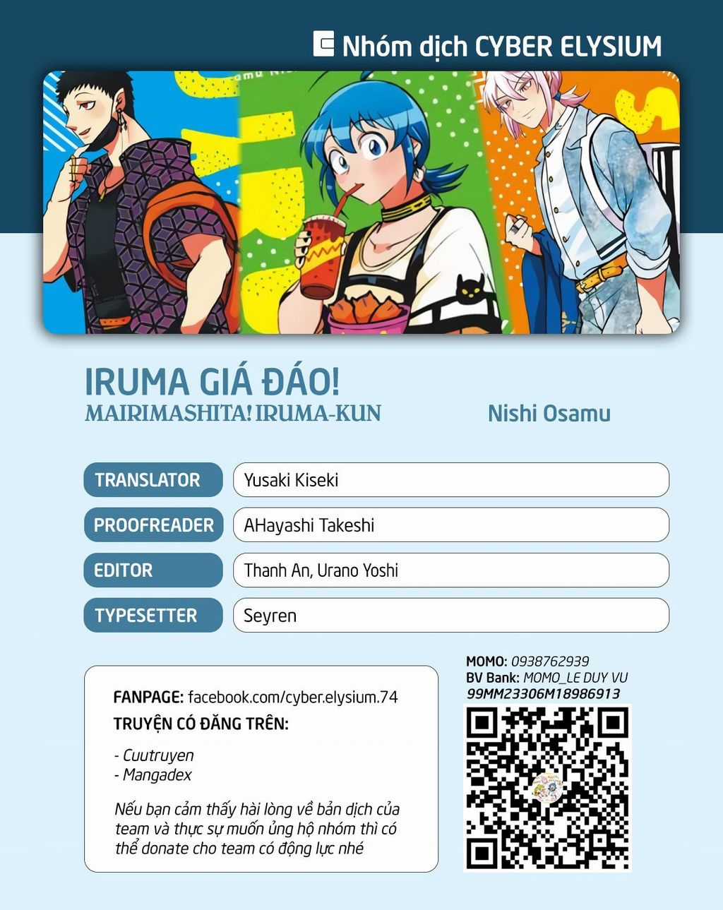 Chào Mừng Cậu Đến Trường Iruma-Kun Chapter 367 trang 0