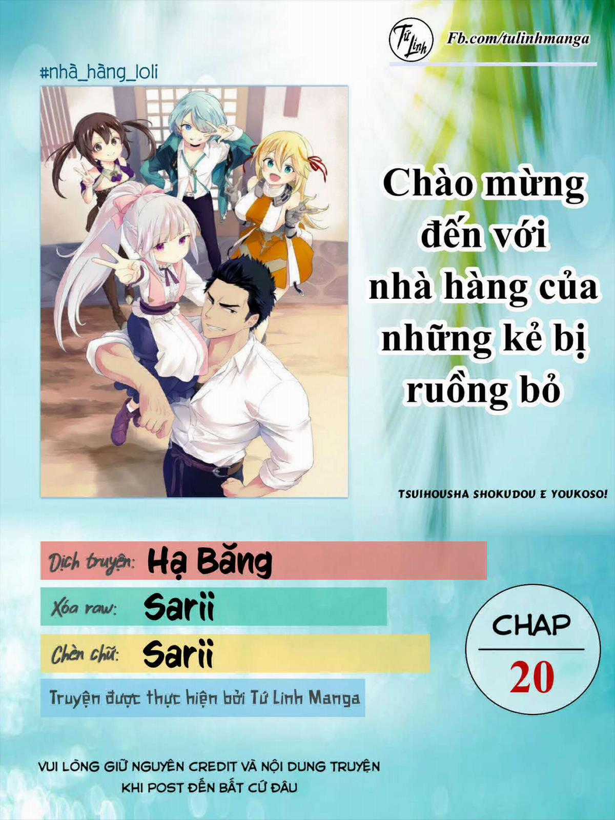 Chào mừng đến với nhà hàng của những kẻ bị ruồng bỏ - Tsuihousha Shokudou E Youkoso! Chapter 20 trang 1