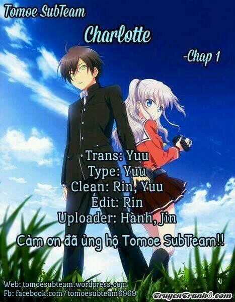 Charlotte Chapter 1 trang 0