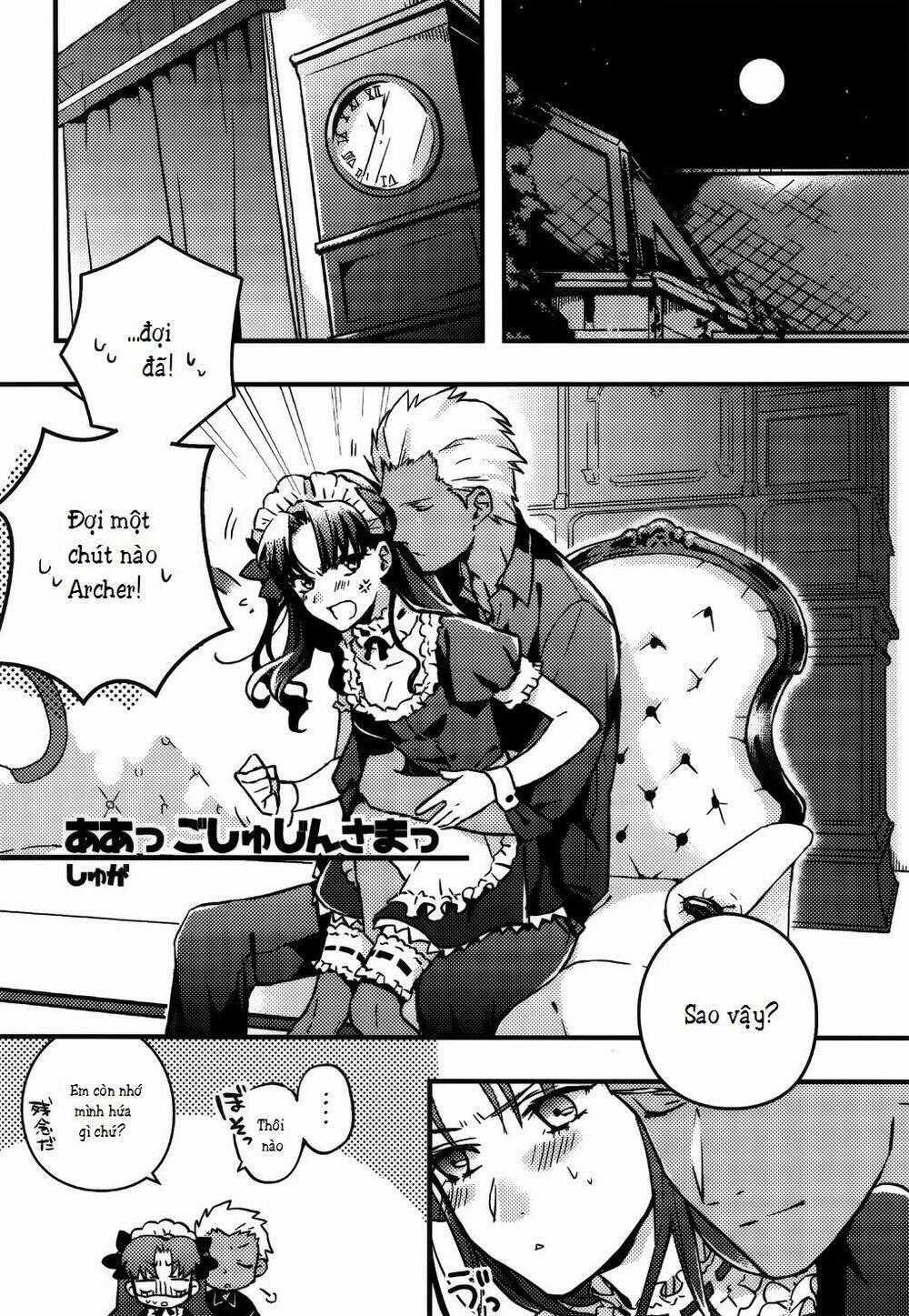 Chén thánh: Đêm Định Mệnh - Doujinshi Archer x Rin Chapter 14 trang 1