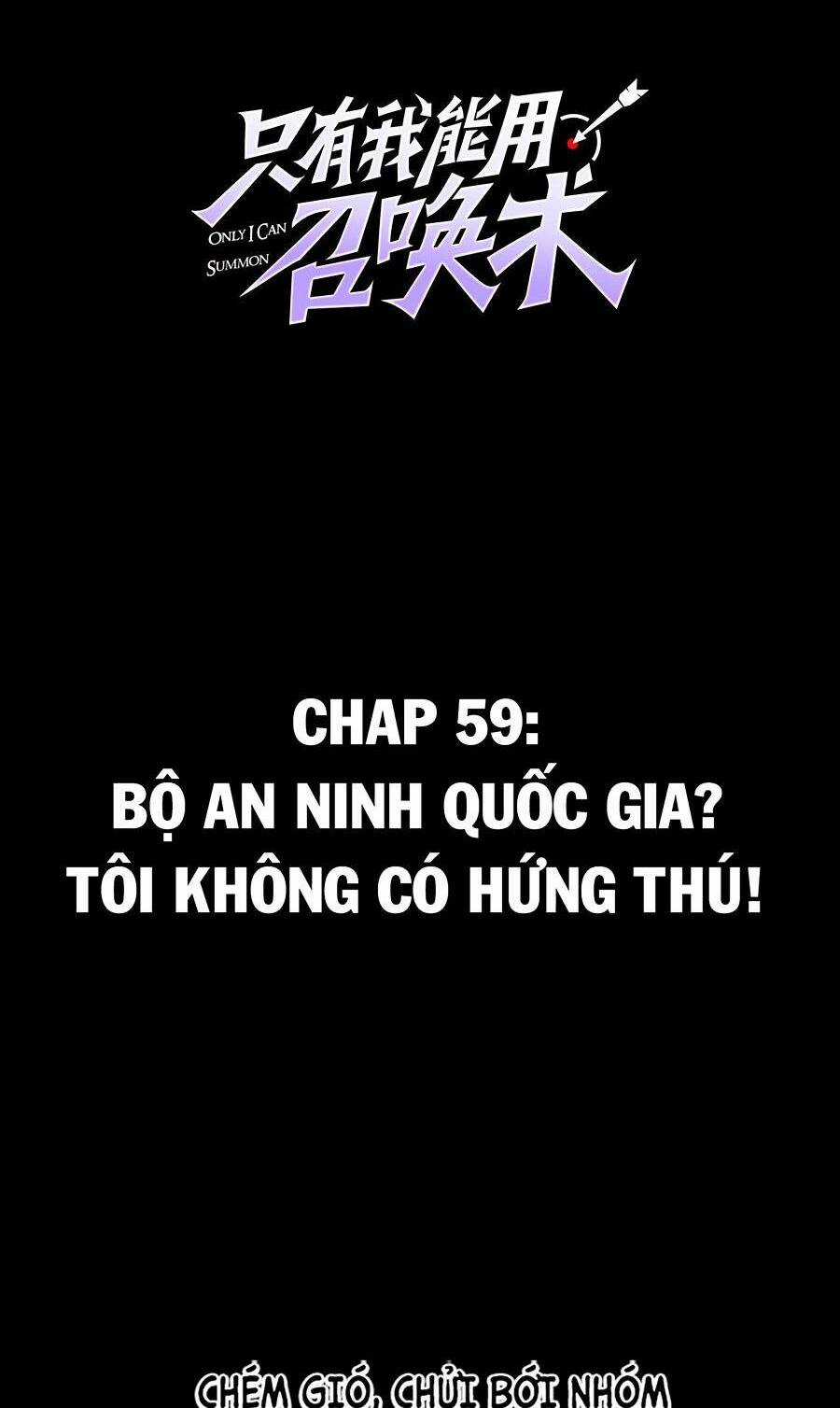 Chỉ Có Ta Có Thể Sử Dụng Triệu Hoán Thuật Chapter 59 trang 1