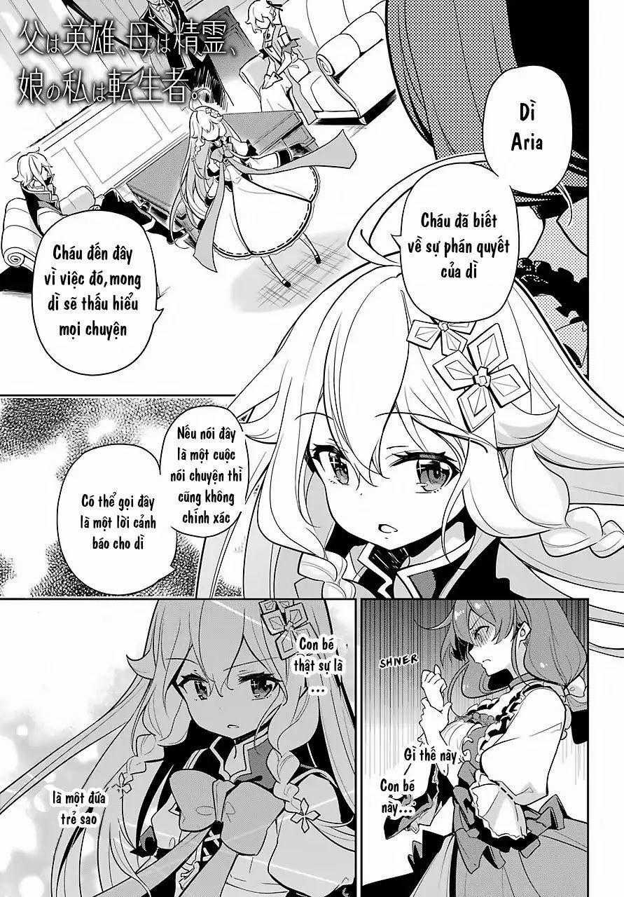 Chichi Wa Eiyuu, Haha Wa Seirei, Musume No Watashi Wa Tenseisha Chapter 15 trang 1