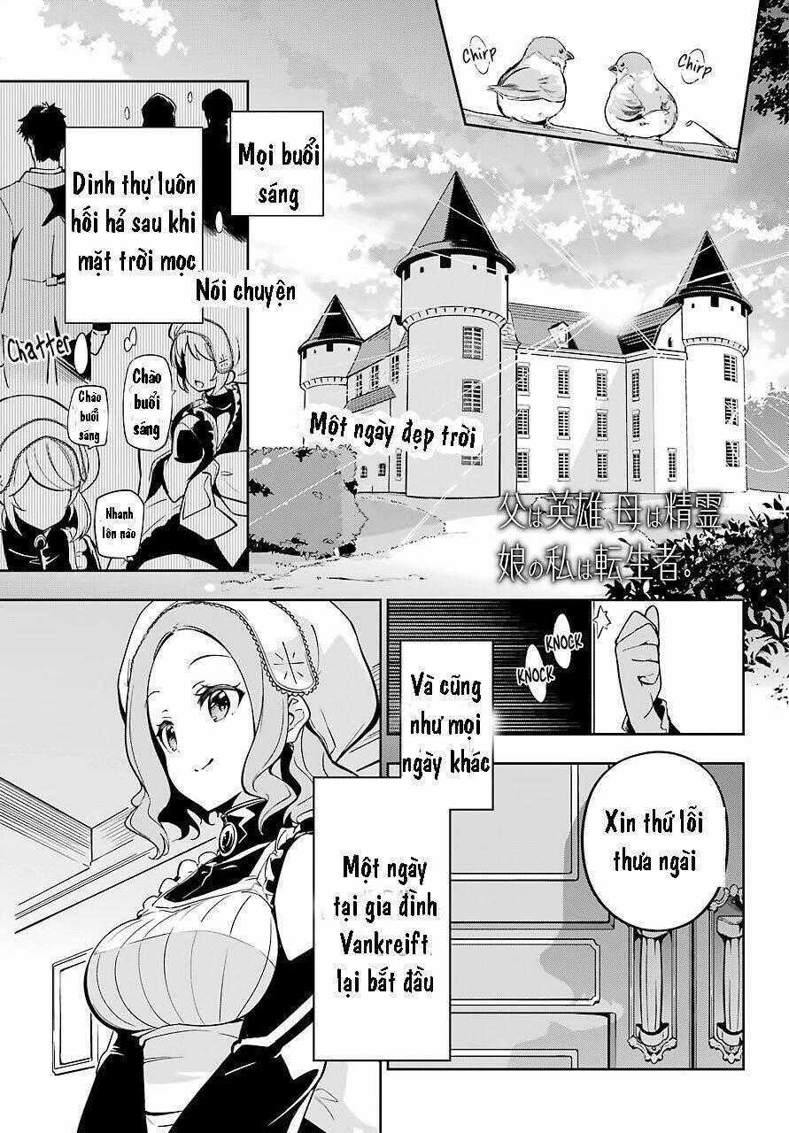 Chichi Wa Eiyuu, Haha Wa Seirei, Musume No Watashi Wa Tenseisha Chapter 23 trang 1