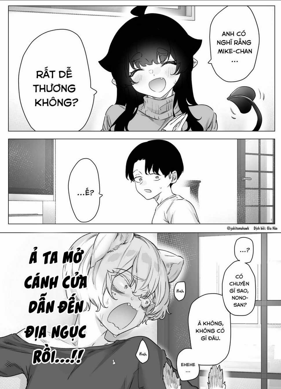 Cho dù cổ không ăn lại nữ chính, nhưng Bakeneko-chan vẫn sẽ cố gắng Chapter 12 trang 0