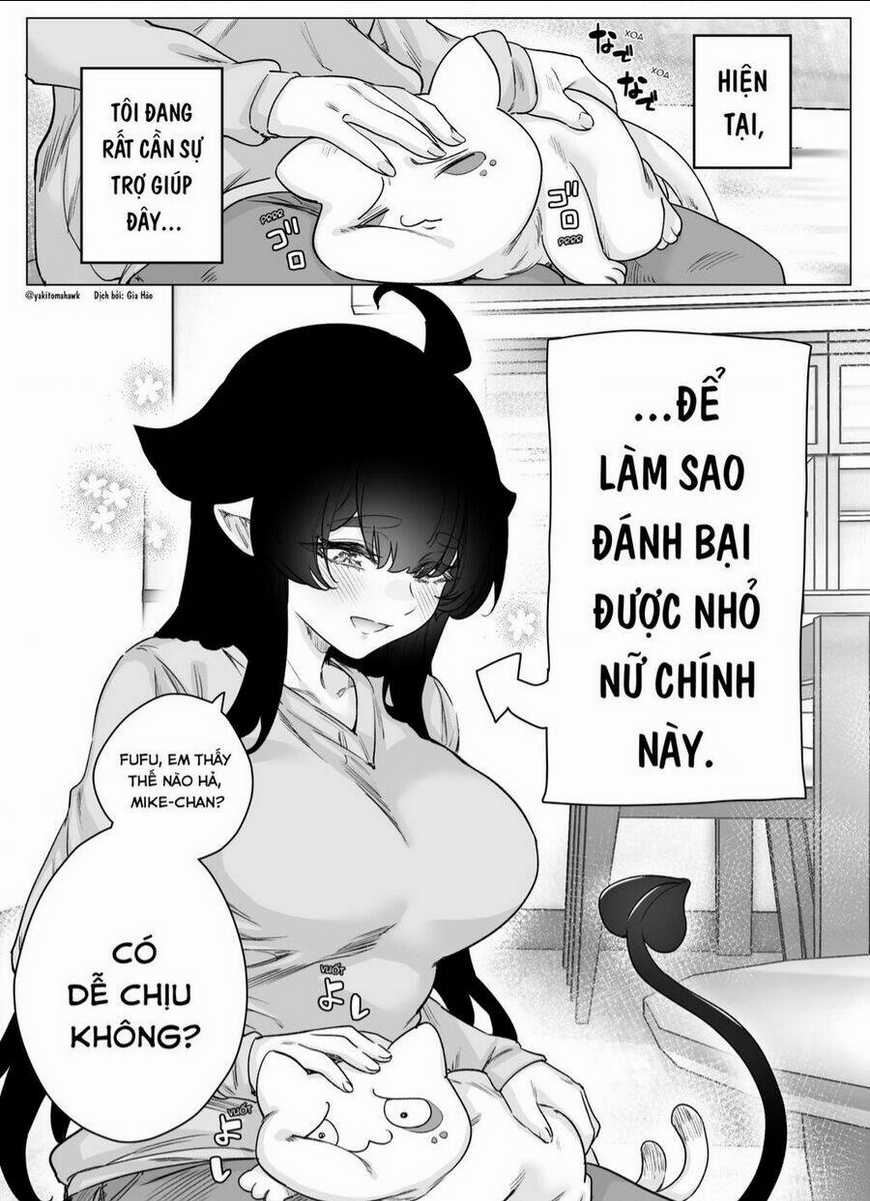 Cho dù cổ không ăn lại nữ chính, nhưng Bakeneko-chan vẫn sẽ cố gắng Chapter 3 trang 0