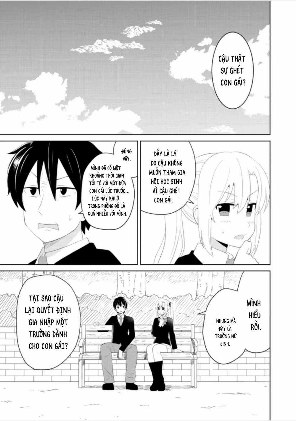 Chou Onna Kirai Na Ore Ga Isekai No Joshi-Ko Ni Ryugaku Suru Koto Ni Natta Chapter 4 trang 0