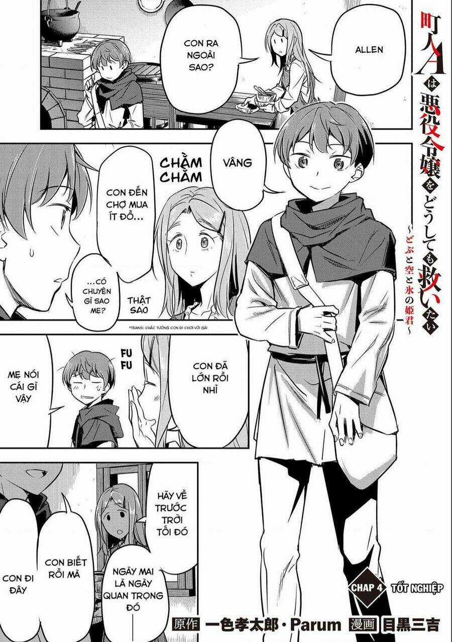 Chounin A Wa Akuyaku Reijou Wo Doushite Mo Sukuitai Chapter 4 trang 0