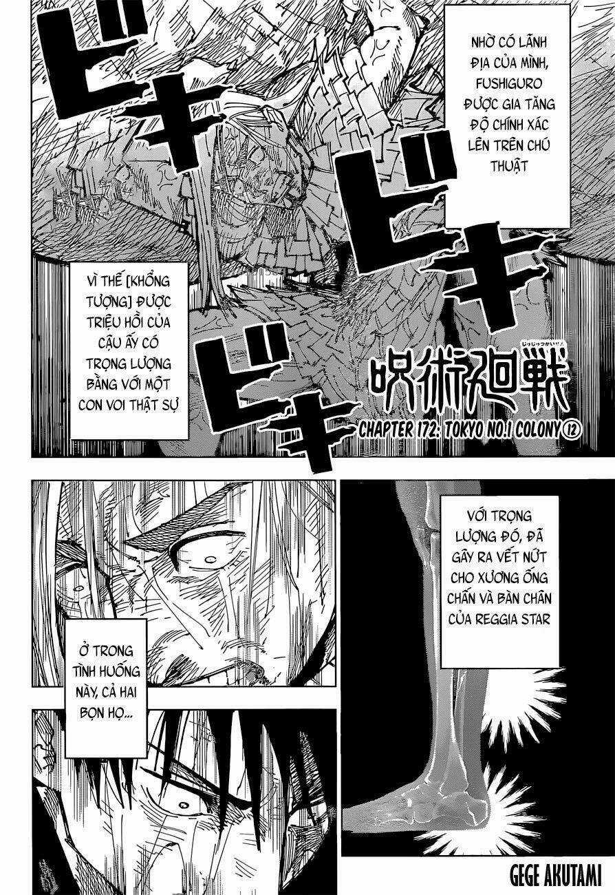 Chú Thuật Hồi Chiến Chapter 172 trang 1