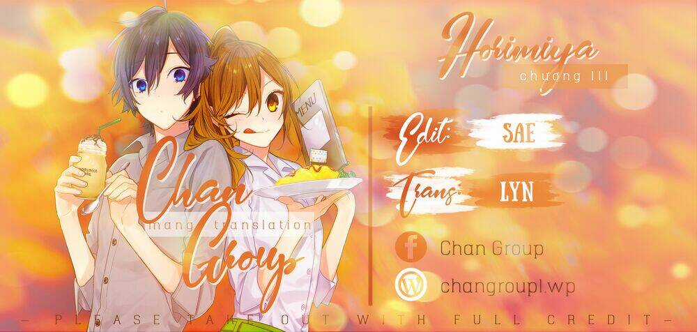 Chuyện Của Hori Và Miyamura Chapter 111 trang 0