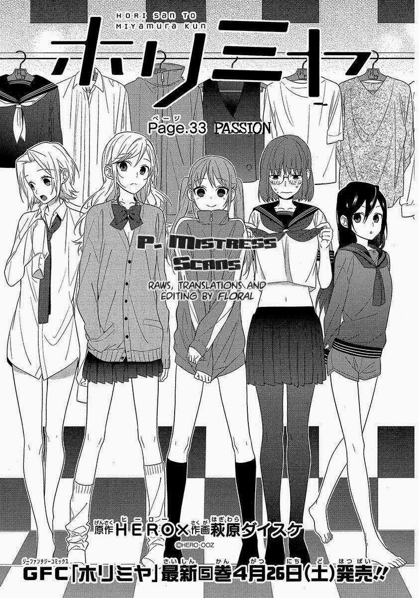 Chuyện Của Hori Và Miyamura Chapter 33 trang 1