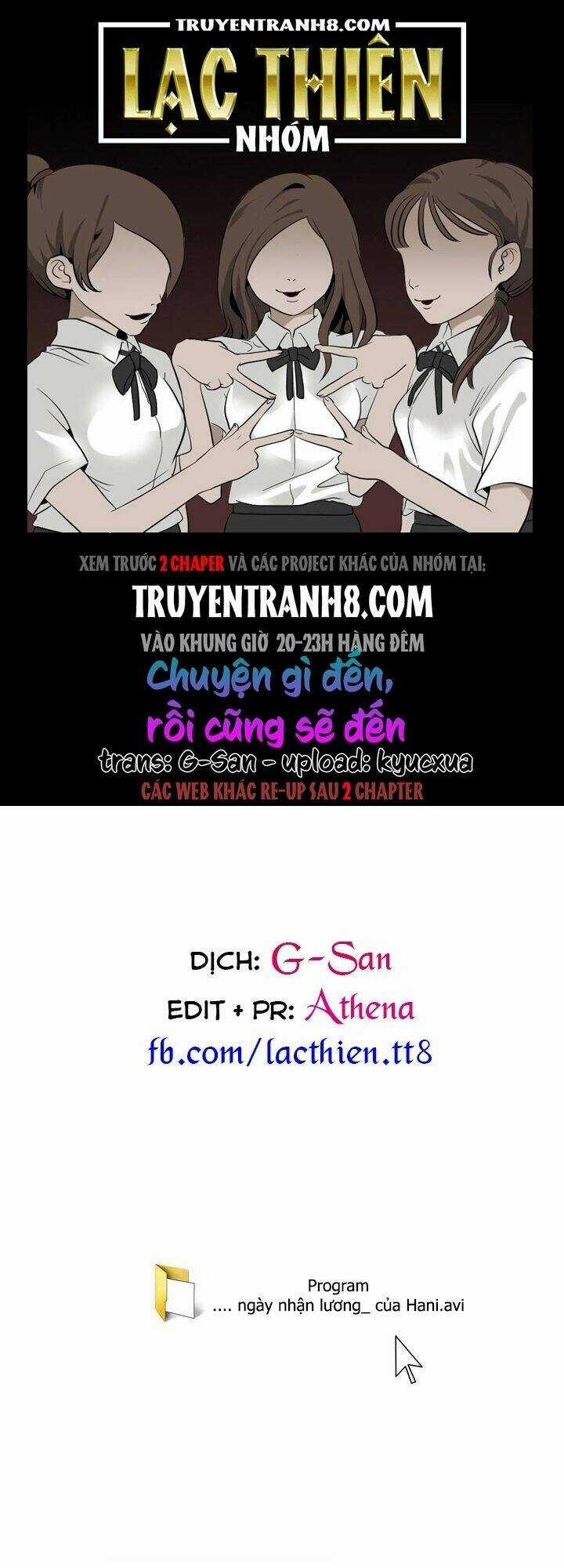 Chuyện Gì Đến, Rồi Cũng Sẽ Đến Chapter 0 trang 0