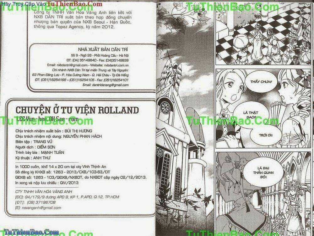 Chuyện Ở Tu Viện Rolland Chapter 2 trang 1