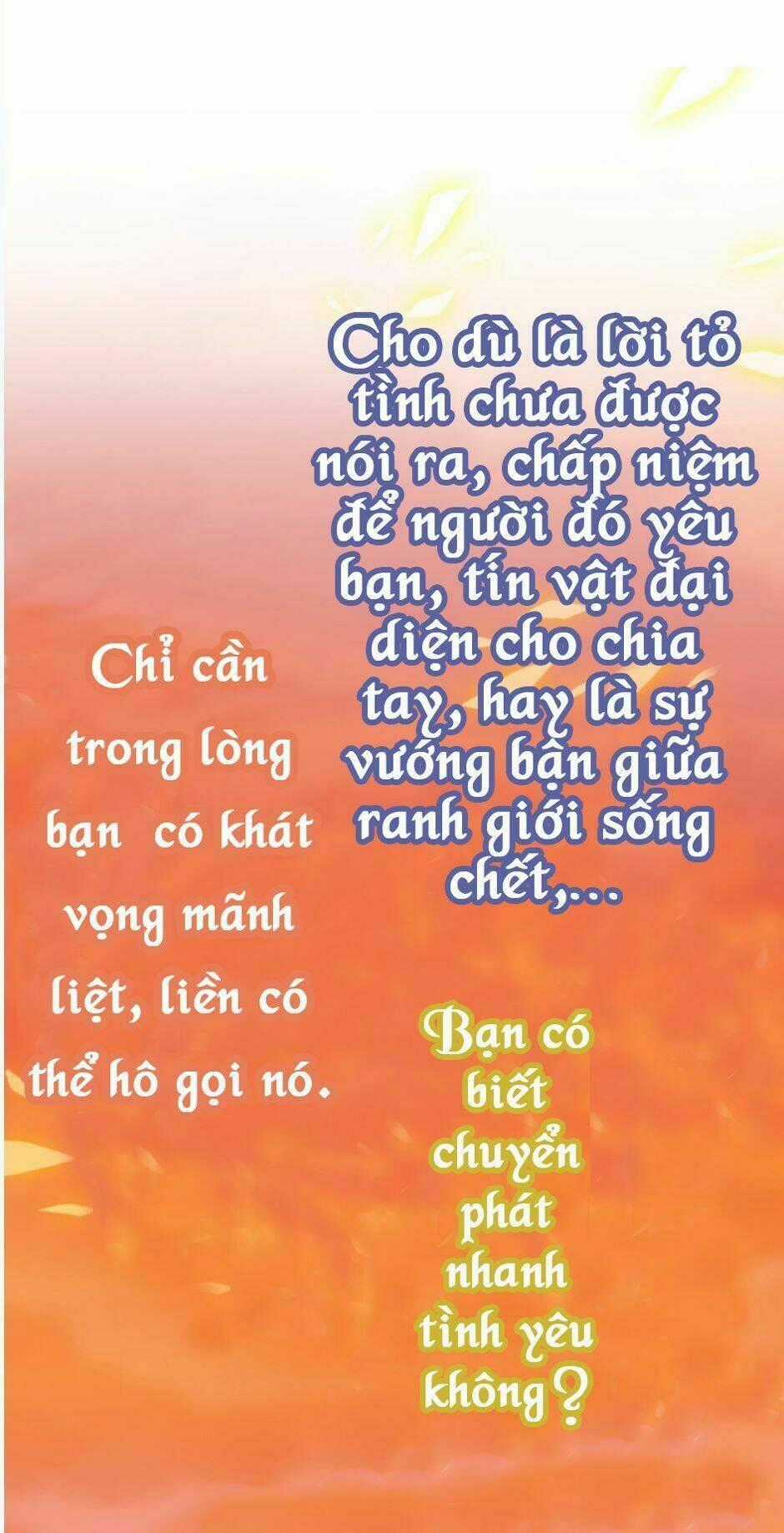 Chuyển Phát Nhanh Tình Yêu Chapter 1 trang 1