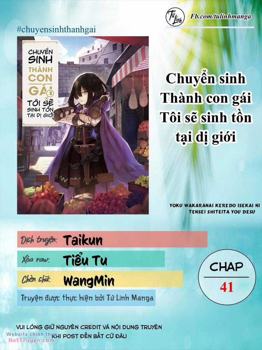 Chuyển Sinh Thành Con Gái, Tôi Sẽ Sinh Tồn Tại Dị Giới Chapter 41 trang 1