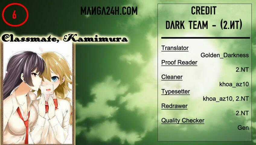 Classmate, Kamimura Yuuka Wa Kou Itta Chapter 6 trang 0