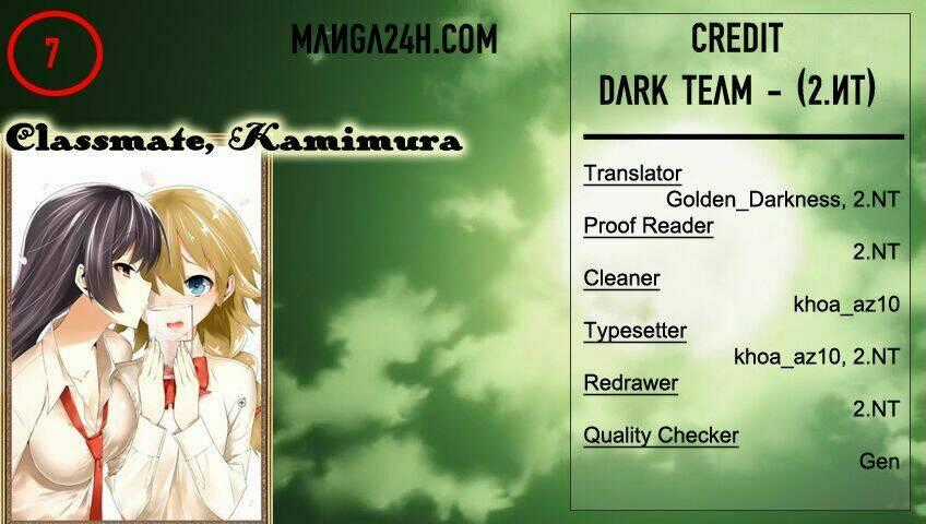 Classmate, Kamimura Yuuka Wa Kou Itta Chapter 7 trang 0