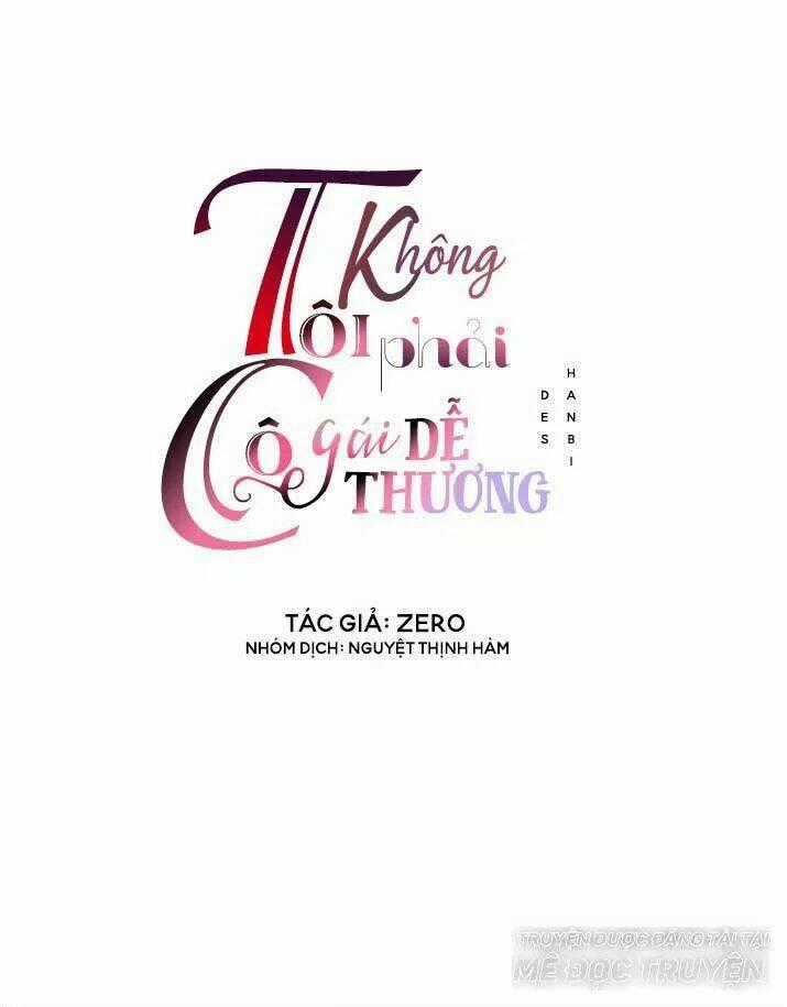 Cô Ấy Không Đáng Yêu Chapter 17 trang 0