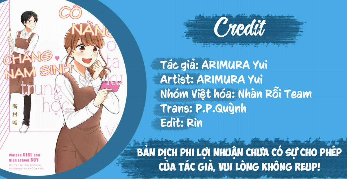 Cô nàng otaku và chàng nam sinh trung học Chapter 1 trang 0